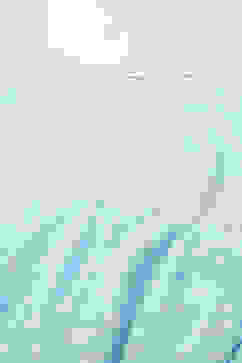 Powder Blue Cotton Anarkali Kurta Churidar Suit Set image number 1