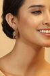 Red Gold Plated Brass Drop & Dangler Earrings image number 1