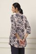 Beige Viscose Rayon Straight Kurta image number 3
