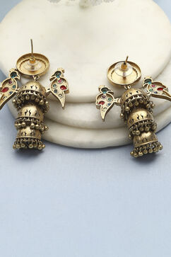 Multicolour Alloy Jhumka image number 2