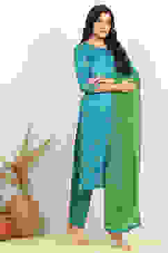 Rama Cotton Digital Print Unstitched Suit Set image number 2