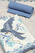 Blue Linen Unstitched Suit Set image number 3