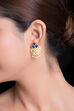 Red And Blue Enamel Studs image number 1