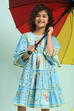 Sky Blue Cotton Dress image number 0