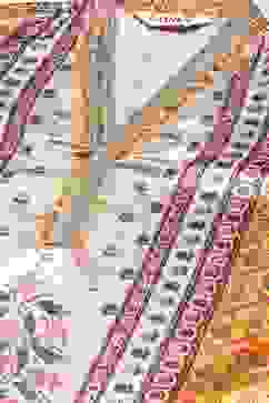 Yellow Silk Blend Straight Kurta Slim Pant Suit Set image number 1