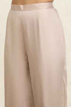 Light Mauve Machine Embroidered Unstitched Suit Set image number 3