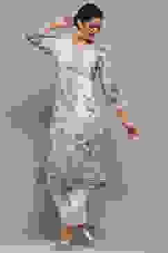 Brown Viscose Straight Kurta image number 0