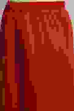 Red Chanderi Embroidered Kalidar Suit Set image number 2