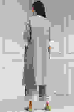 Sap Green Chanderi Straight Suit Set image number 4