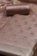 Lavender Cotton Printed Embroidered Unstitched Suit Set image number 1