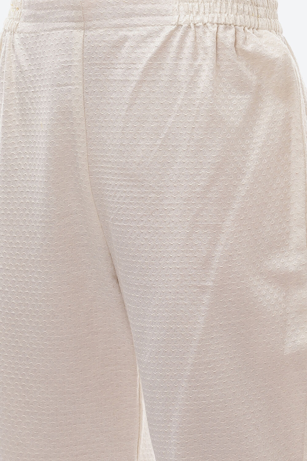 Yellow Cotton Unstitched Suit Set image number 2