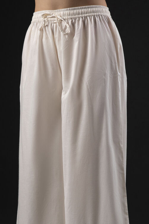 Rohit Bal Ivory Cotton Silk Straight Printed Suit Set image number 2