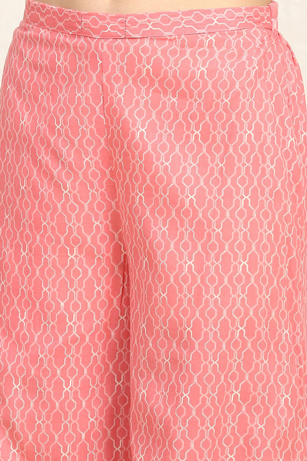 Rama Green Cotton Screen Print Unstitched Suit Set image number 3