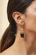 Black Brass Danglers image number 1