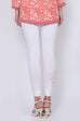 White Straight Leggings image number 4