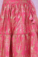 Blue Art Silk Lehenga Set image number 2