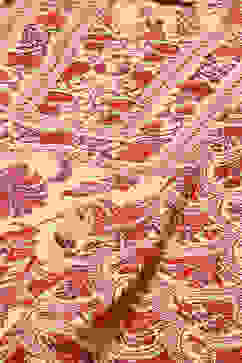 Beige Cotton Kalidar Kurta Churidar Suit Set image number 1