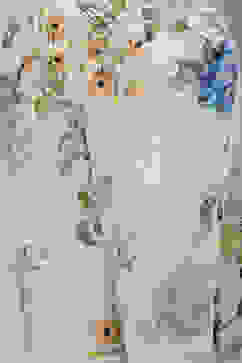 Ice Blue Poly Viscose Straight Kurta Slim Pant Suit Set image number 2