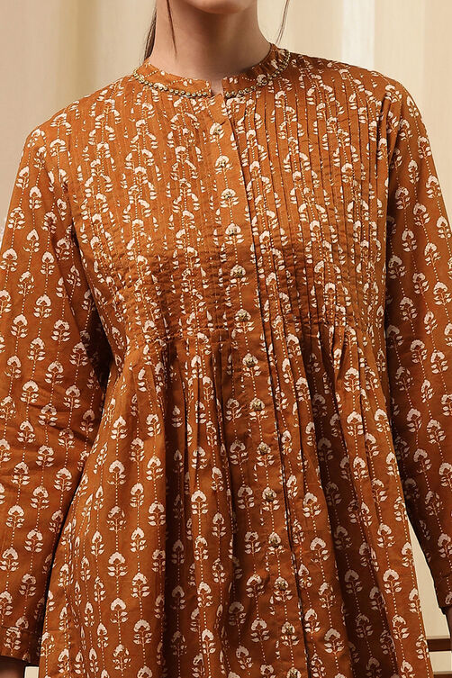 Mustard Cotton Regular Shirt image number 1