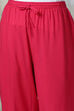 Blue Rayon Straight Kurta Pants Set image number 2