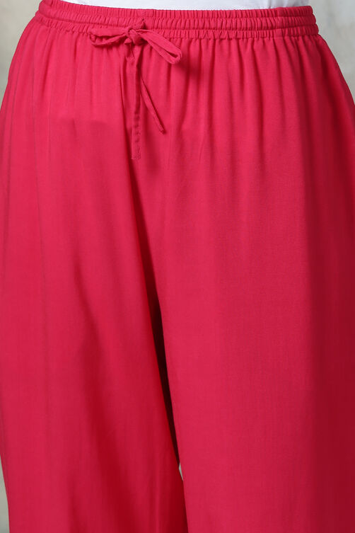 Blue Rayon Straight Kurta Pants Set image number 2