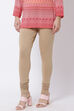 Fuschia Cotton Blend Solid Churidar image number 2
