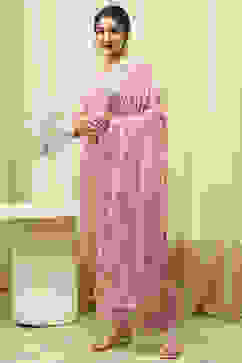 Coral Tissue Machine Embroidered Unstitched Suit Set image number 4