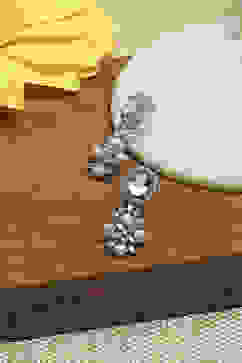 Light Pink Brass Danglers image number 0