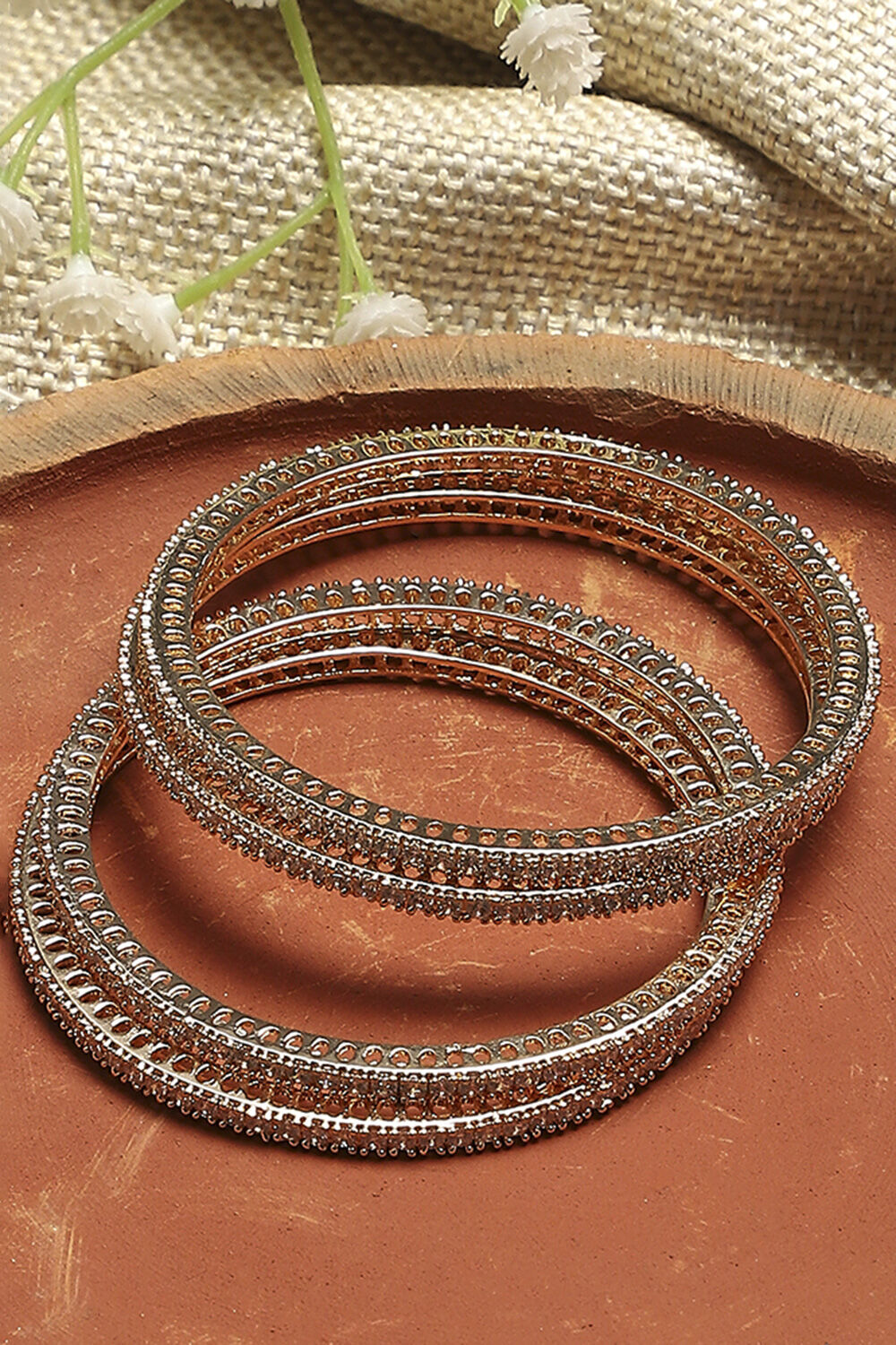 White Alloy Bangle image number 0