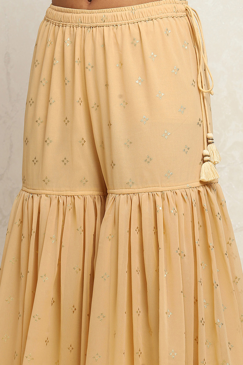 Black Embroidered Festive Straight Suit Set image number 2