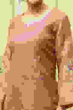 Maroon Linen Printed Embroidered Unstitched Suit Set image number 2