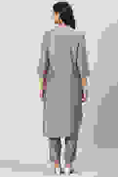 Lilac Poly Viscose Straight 2 Piece Set image number 4