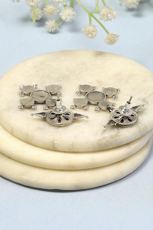 Navy Brass Drop & Danglers image number 2