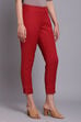 Green Bay Cotton Blend Solid Pant image number 3