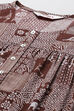 Brown Straight Viscose Printed Sleepwear image number 1
