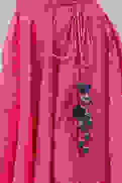 Blue & Pink Silk Lehenga Set image number 5