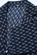 Indigo Art Silk Fusion Kurta Relaxed Pant Suit Set image number 1
