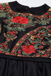 Rohit Bal Ivory Cotton Silk Anarkali Yarndyed Suit Set image number 1