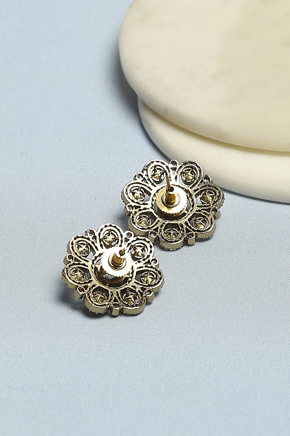 Navy Brass Studs image number 2