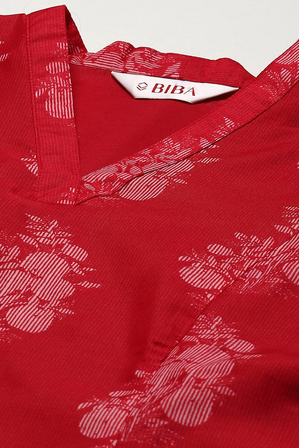 Pink Poly Chanderi A-Line Printed Kurta Palazzo Suit Set image number 1