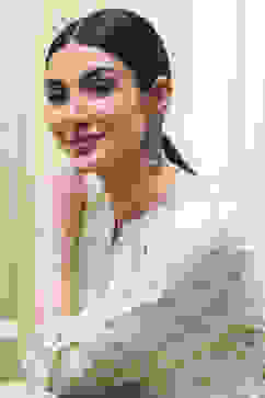 Off White Brass Drop & Danglers image number 3