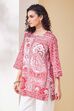 Indigo Cotton Straight Kurta image number 2