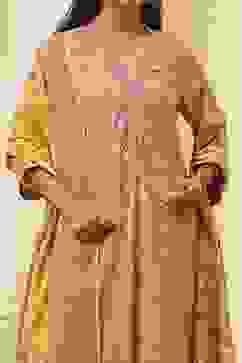 Green Cotton Printed Straight Suit Set image number 1