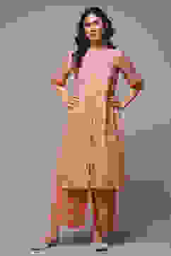 Coral Viscose Straight Printed 2 Piece Set image number 1