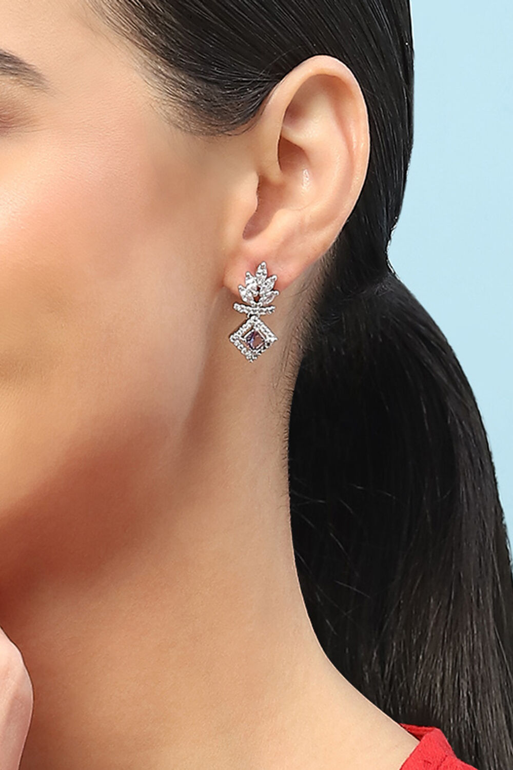 Lilac Brass earrings image number 1