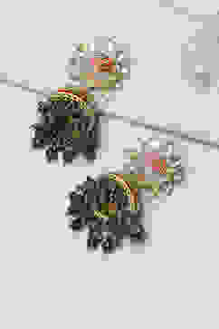 Red Green Meenakari Jhumkas image number 0