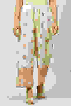 Ecru Art Silk Palazzo image number 0