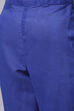 Blue Cotton Unstitched Dress Material Suit Set image number 7