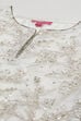 Ivory Nylon Girls Straight Kurta Churidar Suit Set image number 1