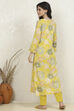 Yellow Cotton Printed Unstitched Suit Set image number 5